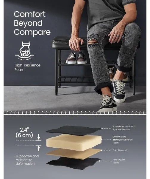 ANDOR cipőtartó fekete