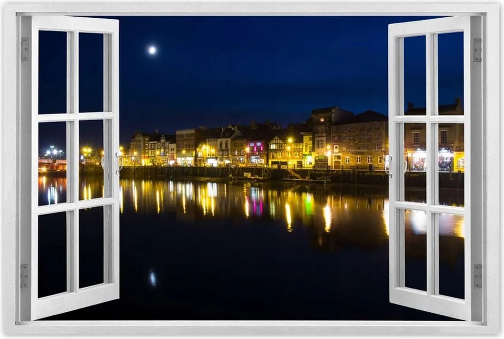 Poszterek 90x60 Hold a vízben