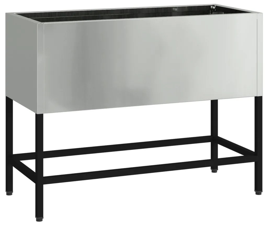 Magas Kerti Ágyás 60x26x45 cm Horganyzott Acél