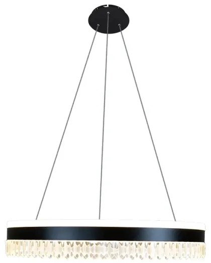 LED dimmelhető függeszték kábellel LED/80W/230V 3000-6500K fekete + DO