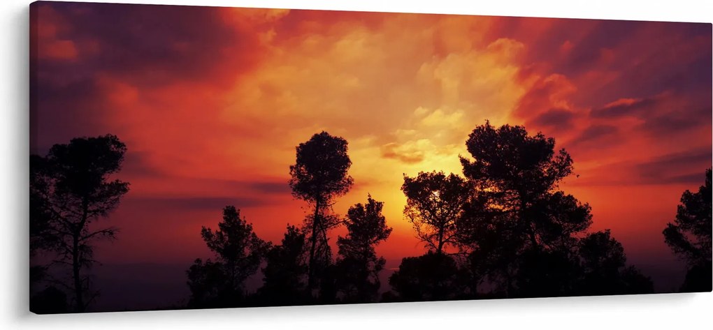 Naplemente képe (120x50 cm)