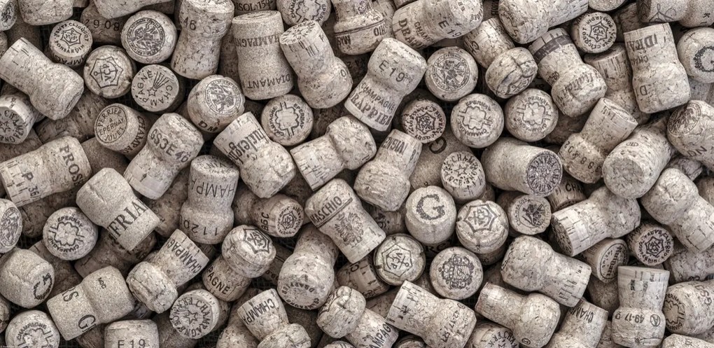 Poszter 91,3x44,5cm Pezsgős dugók, Assaf Frank