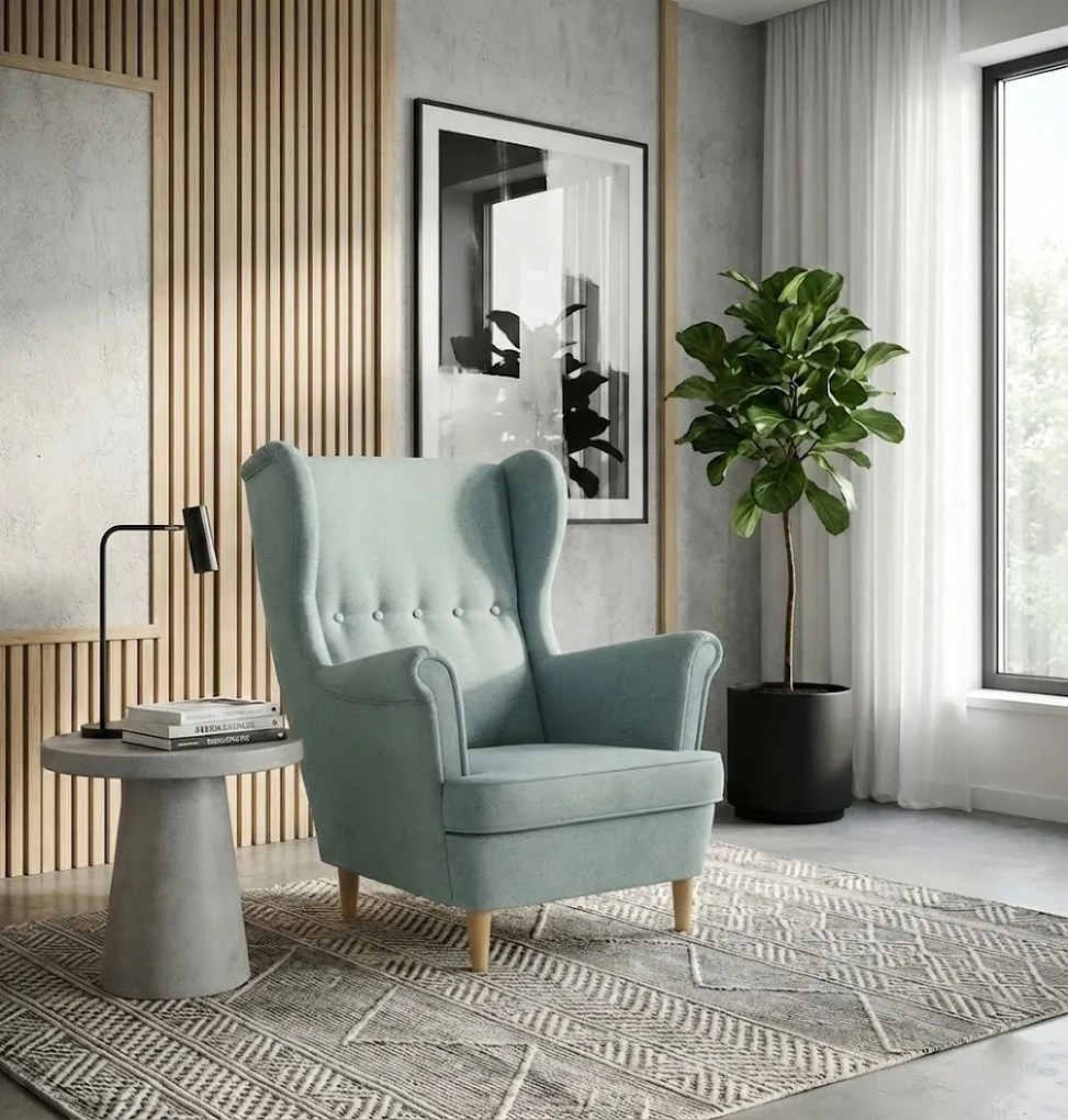 MALMO Füles fotel Menta