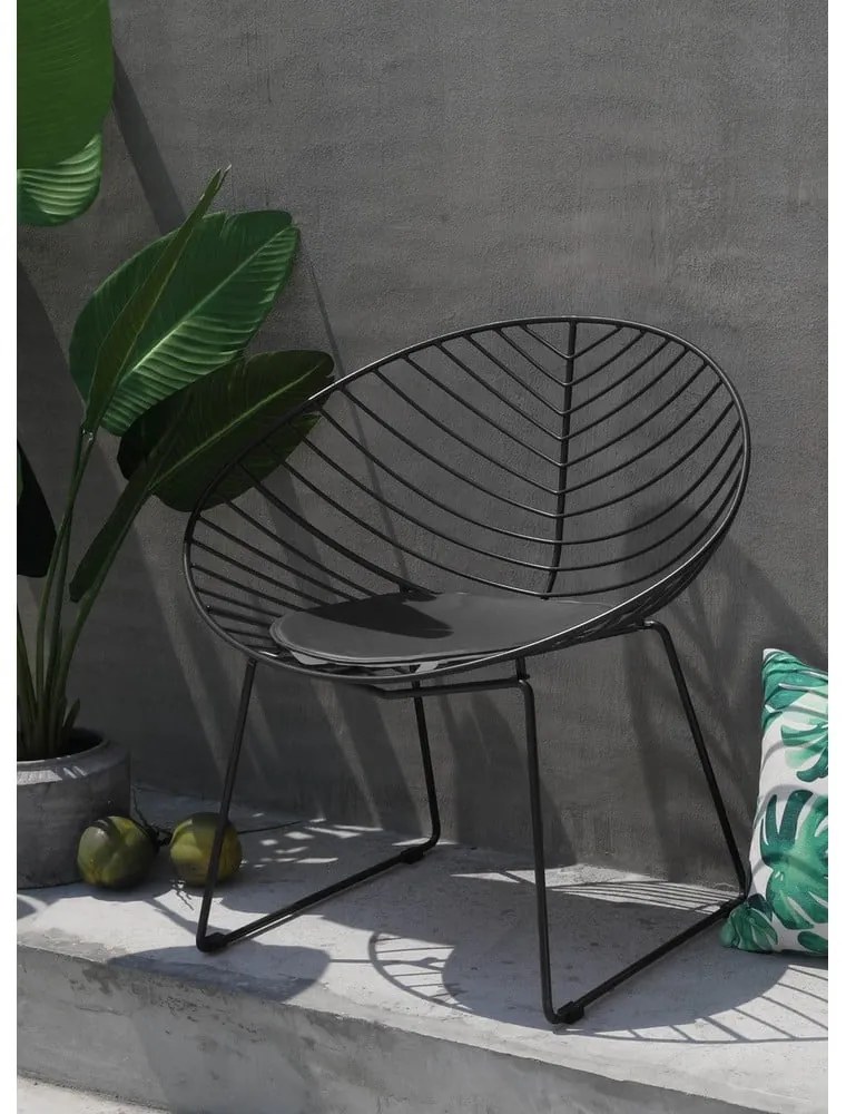 Coco 2 db fekete kerti szék - Bonami Selection