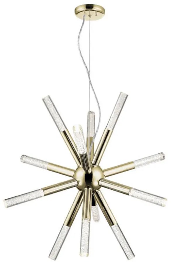 Klausen 149000 - LED Csillár zsinóron EIRENE 12xLED/5W/230V arany