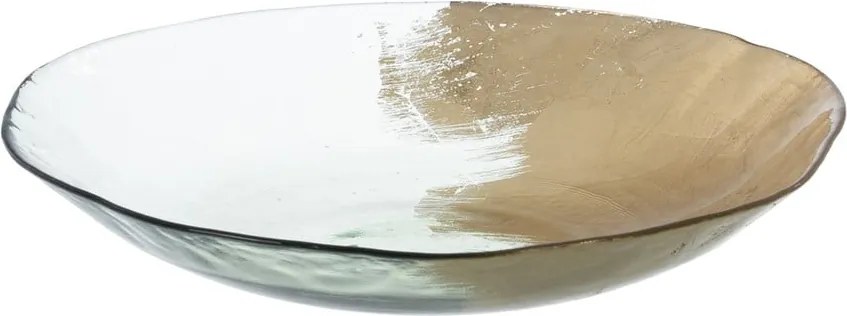 Üveg dekoratív tálca ø 29 cm – Ixia