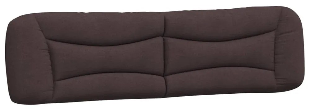 sötétbarna szövet fejtámla párna Hvar 200 cm