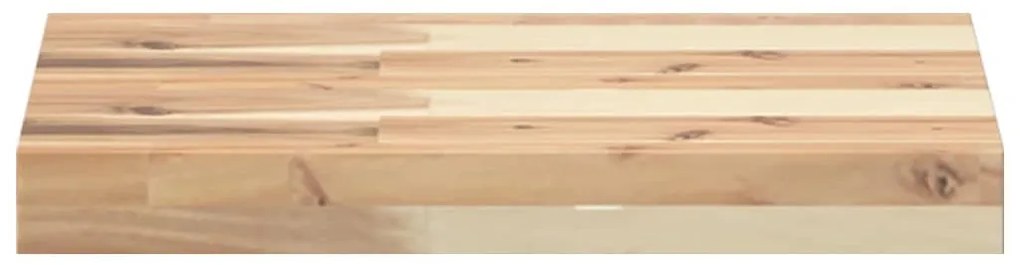 kezeletlen tömör akácfa függőpolc 60 x 30 x 4 cm