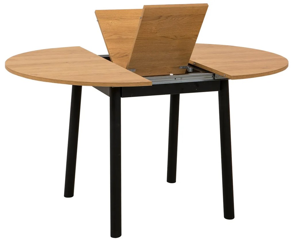 Oliver Oak Black étkezőasztal