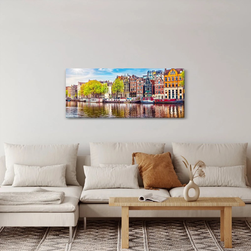 Kép - Táncoló házak, Amszterdam (120x50 cm)