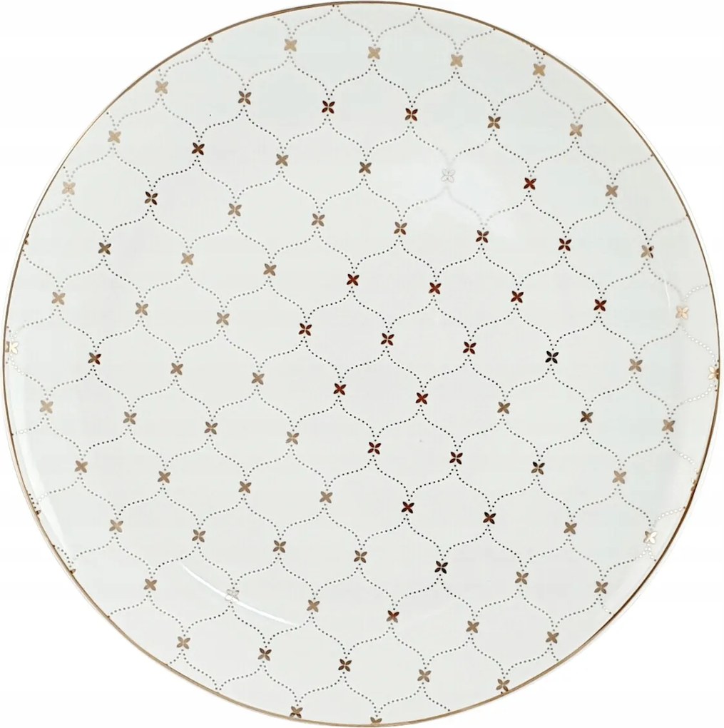 Gemis Porcelán Csempe Tányér 27,5 cm|Fehér|Porcelán Bogucice