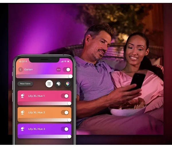 Philips 17462/30/P7 Hue LILY RGB LED kültéri dimmelhető lámpa 15W IP65