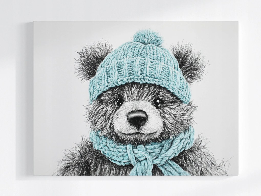 Canvas Vászonkép Mackó Plüss Játék Ölelő 100x75