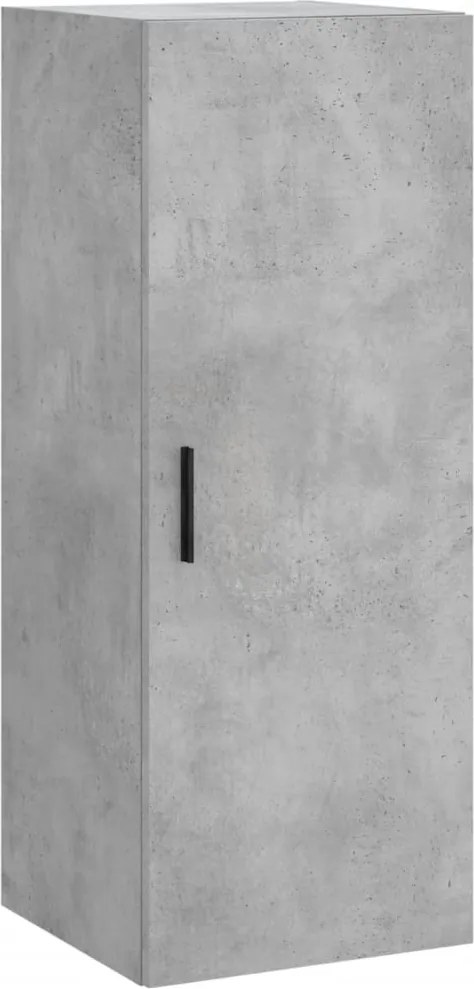 vidaXL betonszürke fali szekrény 34,5 x 34 x 90 cm