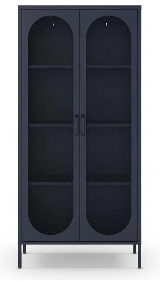 Sötétkék szekrény 80x170 cm Diora – Marckeric