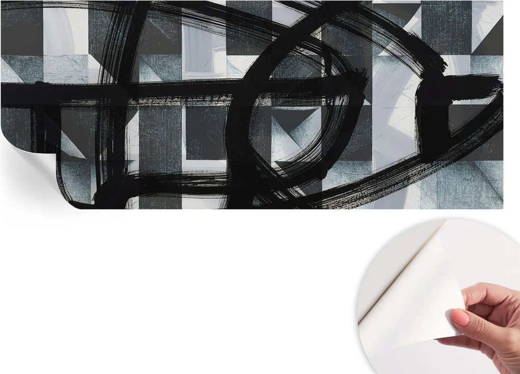 Fotótapéta Öntapadós Fali Falikép Kifejező geometria 250x104 cm