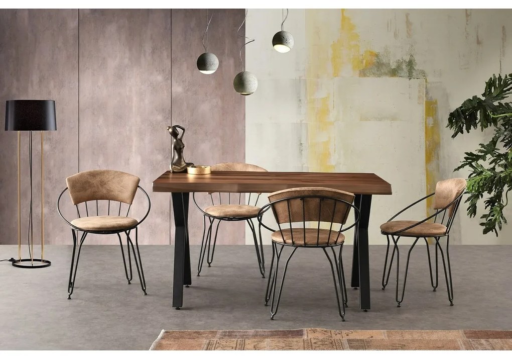 Istanbul Beige and Black étkezőszékek, 2 db