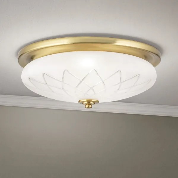 Orion DL 7-791/37 - Mennyezeti lámpa PORTO 2xE27/40W/230V átm. 37 cm arany