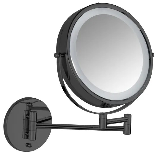 WENKO 71559800 - POWER-LOC tükör 25,5x32 cm fekete