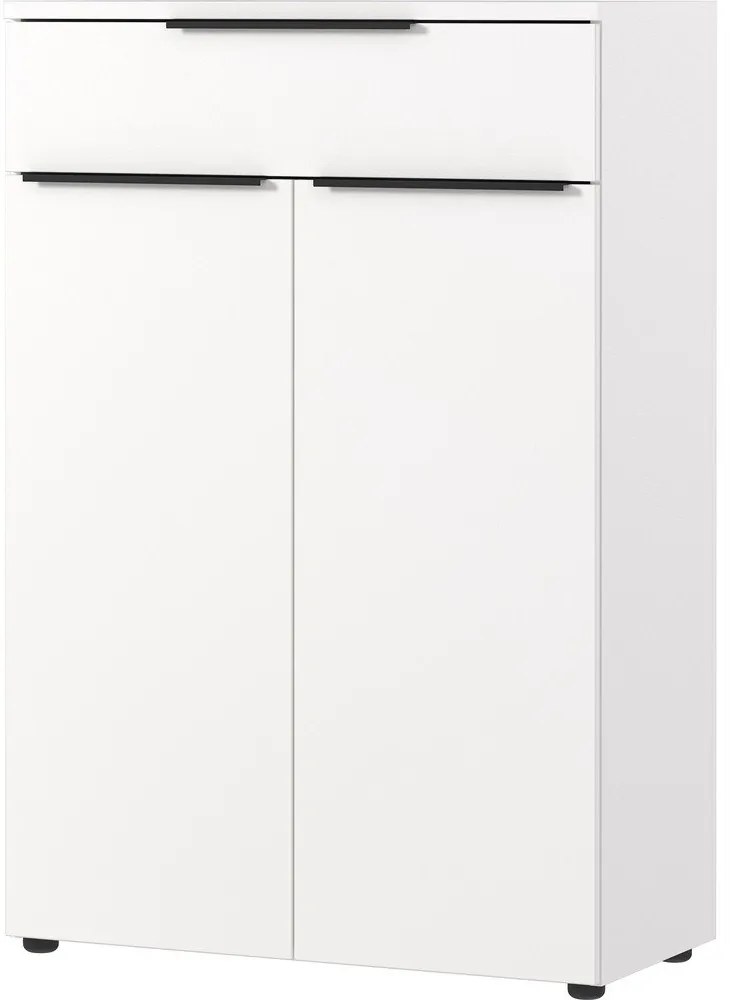 Fehér magas komód 81x120 cm Mailand – Germania