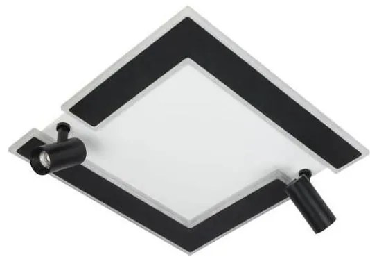LED Dimmelhető mennyezeti lámpa LED/80W/230V 3000-6500K fekete + távirányítás