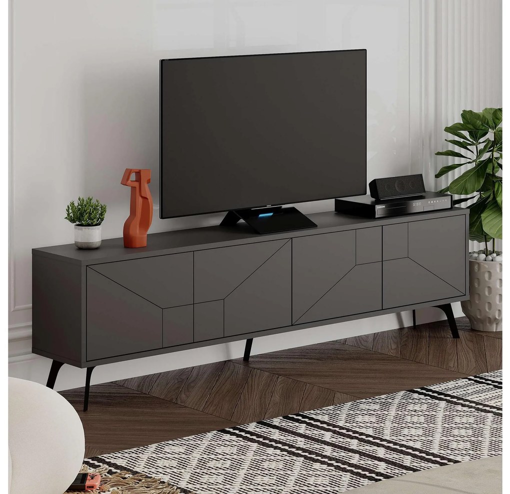 TV asztal/Szekrény Tölgyen (antracit) . 1102079