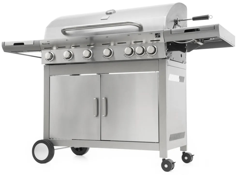 G21 Mexico BBQ Premium line gázgrill, 7 égőfej + ajándék nyomáscsökkentő