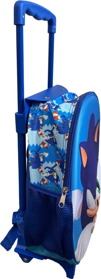 Sonic a sündisznó Modern gurulós ovis 3D hátizsák, táska 32 cm