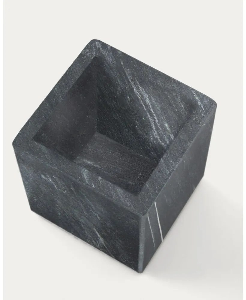 Sötétszürke márvány fogkefetartó pohár Aixa – Kave Home