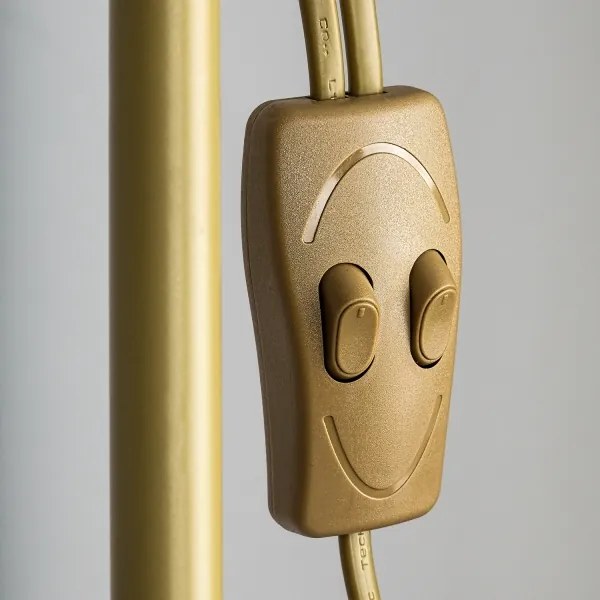 Brilagi - ARIANA állólámpa 1xE27/100W/230V + 1xE14/25W aranyszínű