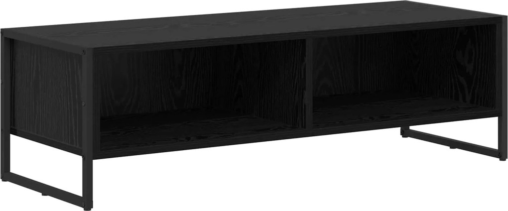 vidaXL TV szekrény Fekete tölgy 100 x 36.5 x 30.5 cm Faanyag