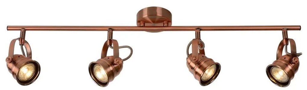 Lucide 77974/20/17 - LED Spotlámpa CIGAL 4xGU10/5W/230V réz