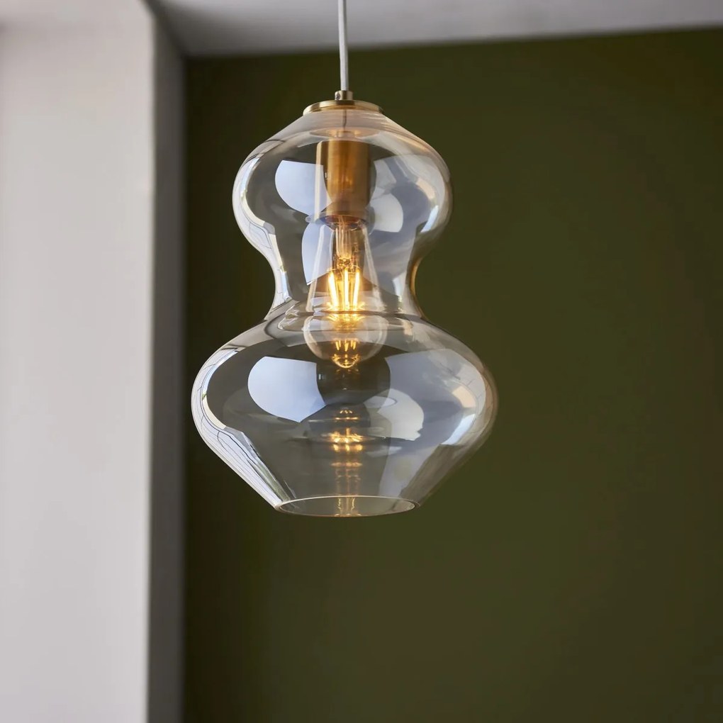 Endon modern függeszték kelda shaped sárgaréz pezsgő end106681