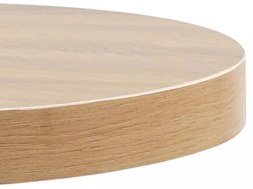 világosbarna MDF bisztróasztal 60 cm