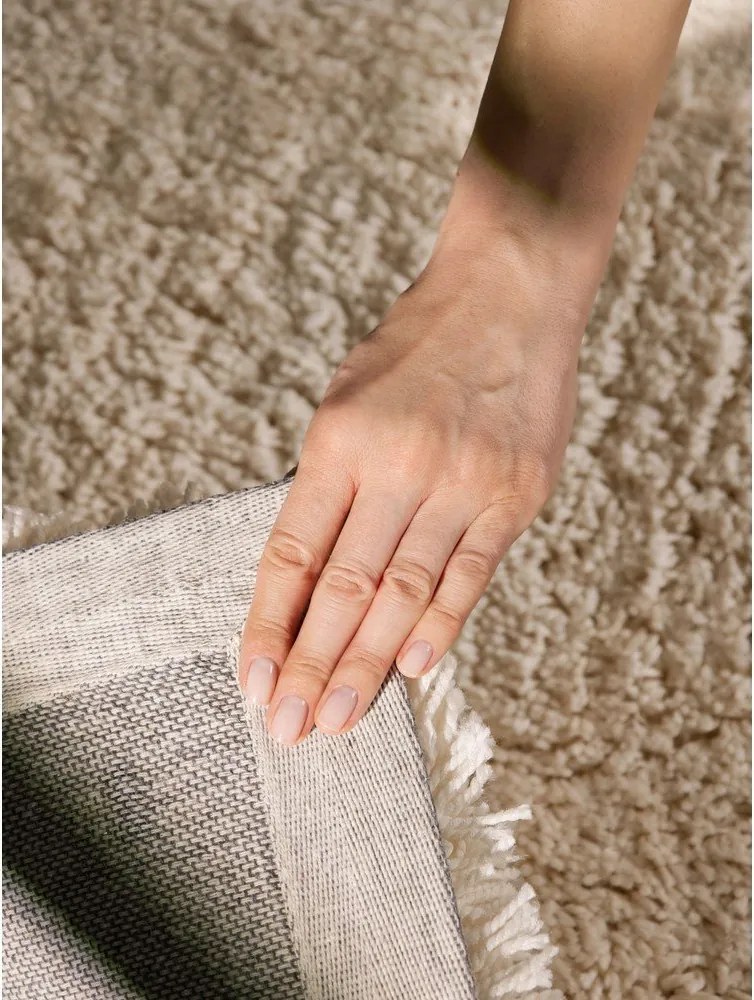 Krémszínű kézi szövésű szőnyeg 80x150 cm Lambeth Jasper – Ted Baker