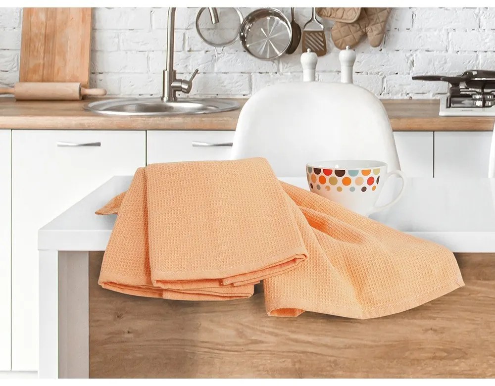 Pamut konyharuha szett 3 db-os 40x60 cm Wafle – B.E.S.