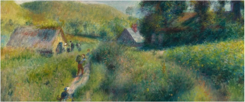 Kép - Auguste Renoir, The Mussel Harvest, reprodukciók (120x50 cm)