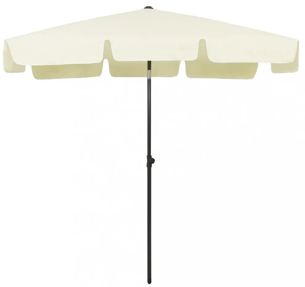 homoksárga strandnapernyő 200 x 125 cm