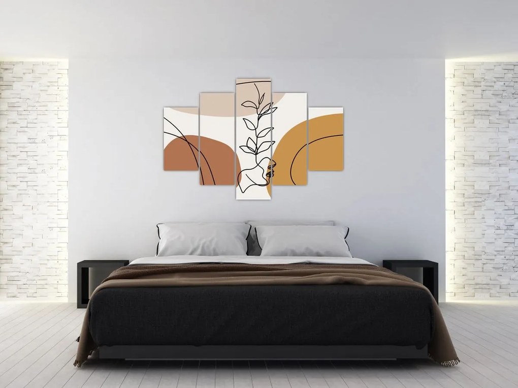 Kép - Boho formák (150x105 cm)