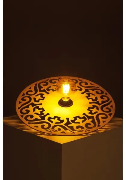 Felületre szerelhető csillár FALCO 1xE27/60W/230V átm. 40 cm bézs