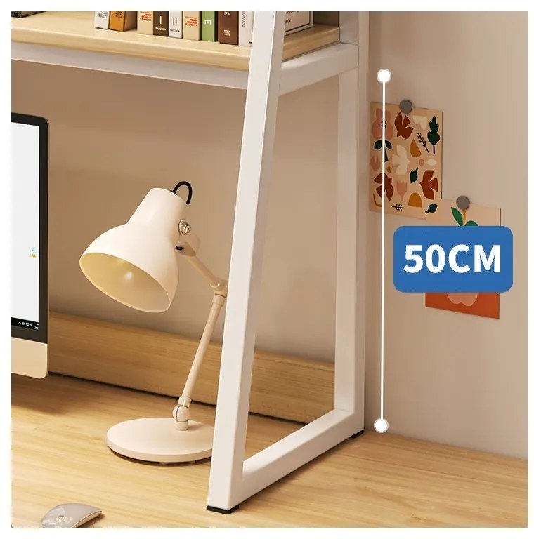 Multifunkciós 3 szintes Polc VERTEX fekete/dió