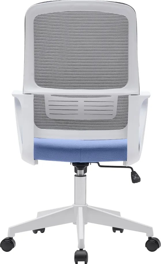 Irodai szék, neomint-világoskék/szürke/fehér, SALOMO TYP 1