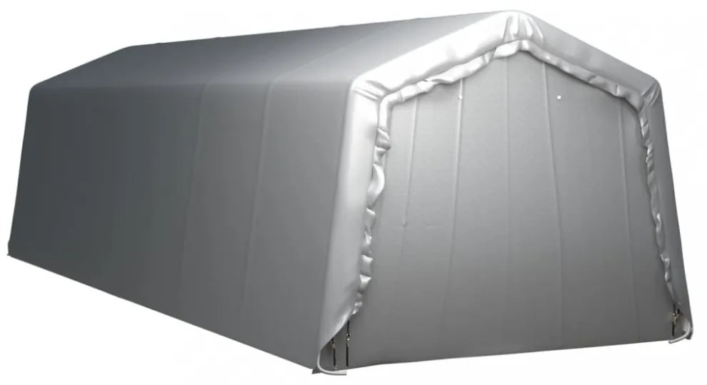 szürke acél tárolósátor 300 x 900 cm