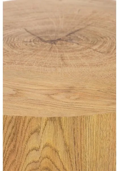 Kávésasztal BROOKLYN 45x45 cm fekete/bézs