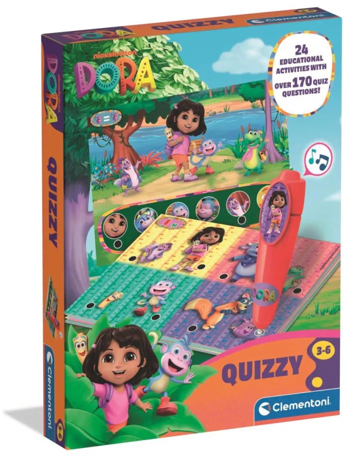 Dóra, a felfedező Adventure interaktív kvíz Clementoni