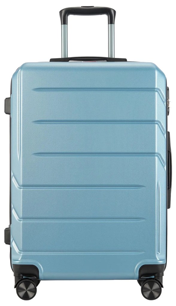 BONTOUR “SPINNER” közepes Duplakerekes Gurulós bőrönd, jégkék