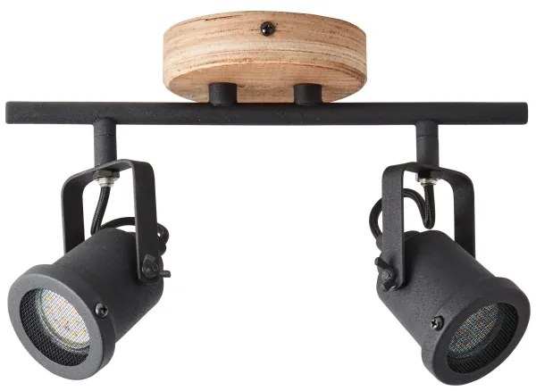 Brilliant - Spotlámpa INGE 2xGU10/6W/230V fenyő