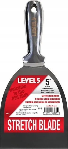 Spatula rozsdamentes acél meghosszabbított penge 5"