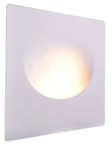 Fali gipsz süllyesztett festhető lámpatest – ovális megvilágítás, 210×250 mm - MR16, GU10 LED fényforrásokhoz