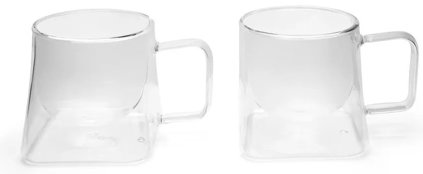 Üveg duplafalú bögre szett 2 db-os 220 ml Otto – Leopold Vienna